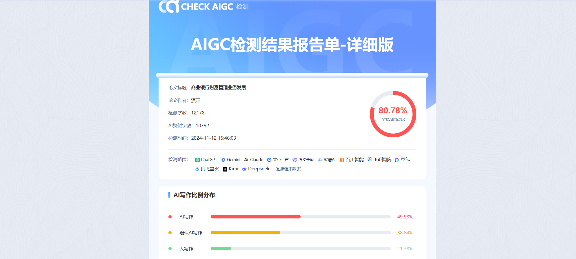 AIGC检测